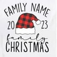 thumbnail image 4 of Honeeladyy Matching Family Pajamas Sets Christmas PJ's with Letter and Plaid Printed Long Sleeve Tee and Bottom Loungewear Red XL, 4 of 5