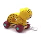 thumbnail image 5 of Orange Tree Toys: Pull Along: Leopardo - Juguete de madera, colorido personaje con ruedas, empujar y tirar, fomenta los primeros pasos, certificado FSC, niños pequeños y mayores de 1 año, 5 of 5