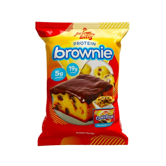 Prime Bites 19g Protein Brownie - Cookie Dough Bites, 2.29 oz pack of 1,Prime Bites Protein Brownie Cookie Dough Bites, 19G Protein, 2.29 Oz Pack Of 1