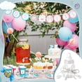 thumbnail image 2 of Fymlhomi 48 Pcs Baby Shower Bottles Baby Shower Mini Milk Bottle Baby Bottles Mini Baby Bottles for Baby Shower Plastic Bear Candy Box Bottles with Ribbon for Baby Shower Favor Gift Decor (Blue), 2 of 5