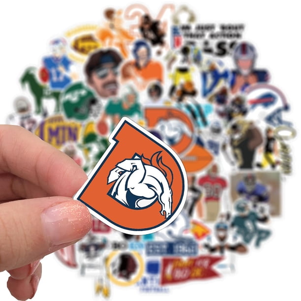 50 pegatinas de doodle de fútbol americano decoración de bricolaje