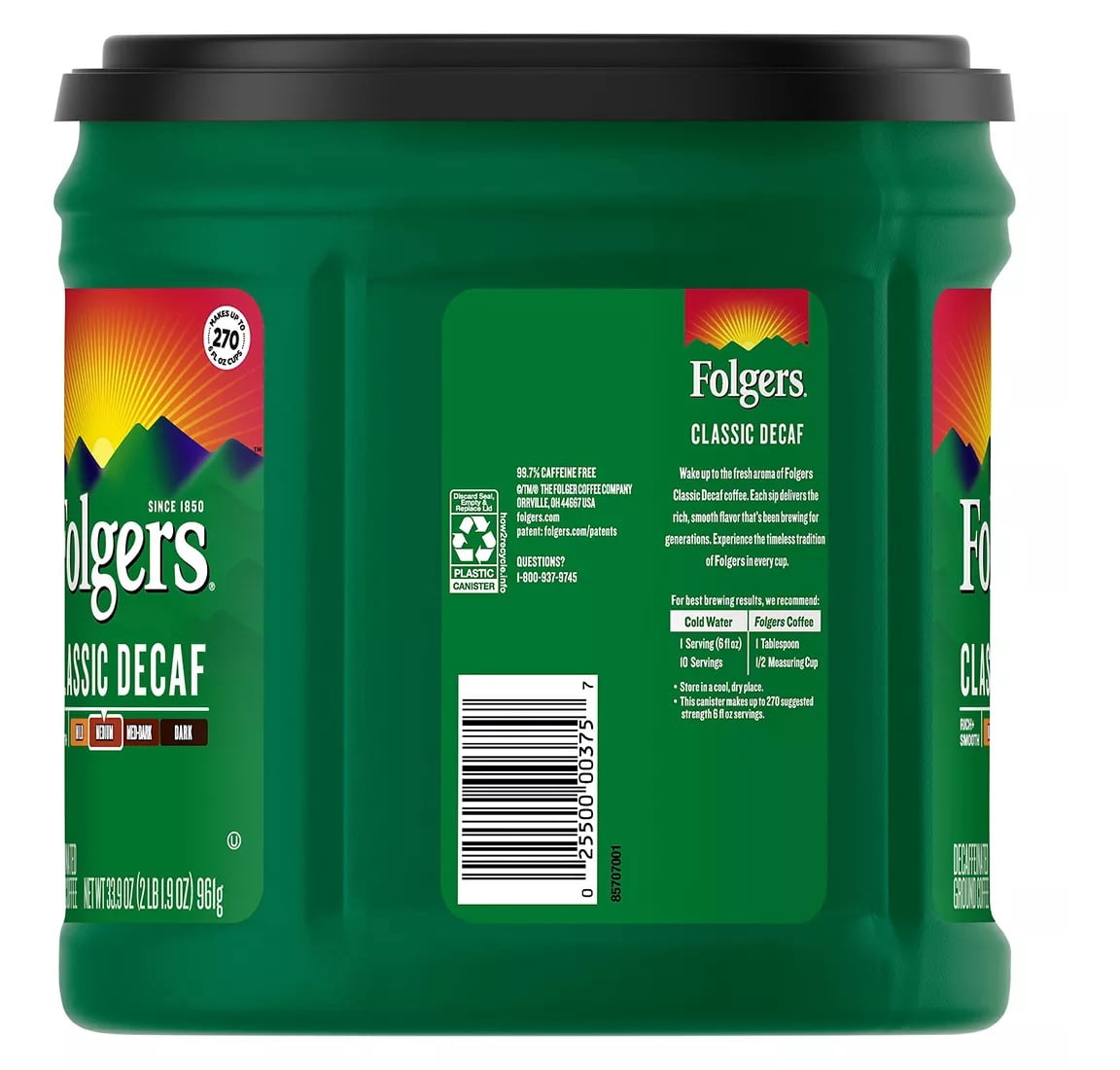 JM Smucker Folgers  Coffee, 33.9 oz