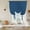 Midnight Blue, variant on Pure Midnight Blue Tie Up Curtains for Windows, Adjustable Balloon Window Shades, Modern Solid Color Minimalist Art Kitchen Window Treatments Farmhouse Short Curtains with Rod Pocket 42"x45"