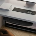 thumbnail image 3 of IBASETOY Keyboard Tray Under Desk Slide Out Plastic and Metal Black Desk Organizer, 3 of 8
