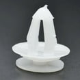 thumbnail image 4 of 50Pcs White Car Door Panel Trim Push Pin Rivet Clip Fastener Retainer, 4 of 6