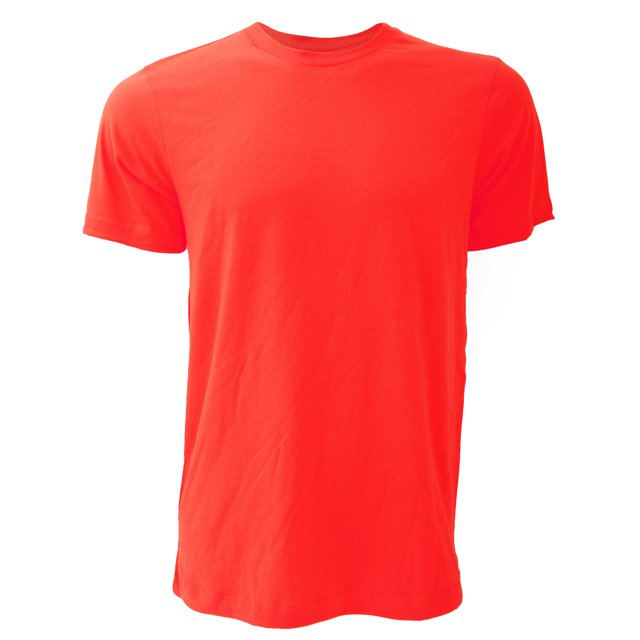 Canvas - Camiseta Básica de manga corta Unisex - Casual o Deporte/Gym Hombre/Mujer (Rojo)