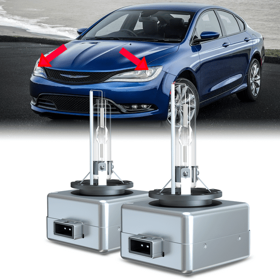 For Chrysler 200 2015-2017 - 2X D3S Front HID Xenon Headlight Bulb High Low Beam
