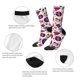 thumbnail image 4 of Fotbe Skull lips record Guitar Calcetas Largas con Estampado para Hombre y Mujer – Calcetas de Compresión Transpirables y Elásticas, Viajar y Uso Diario Talla 5-11, 4 of 6