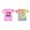 Mommy and Tie Dye, variant on Just Love T-Shirts for Girls – Lap Shoulder Short Sleeve Tee Shirt (Pack of 2) (Daddy and Tie Dye, Girls 18 Months)
