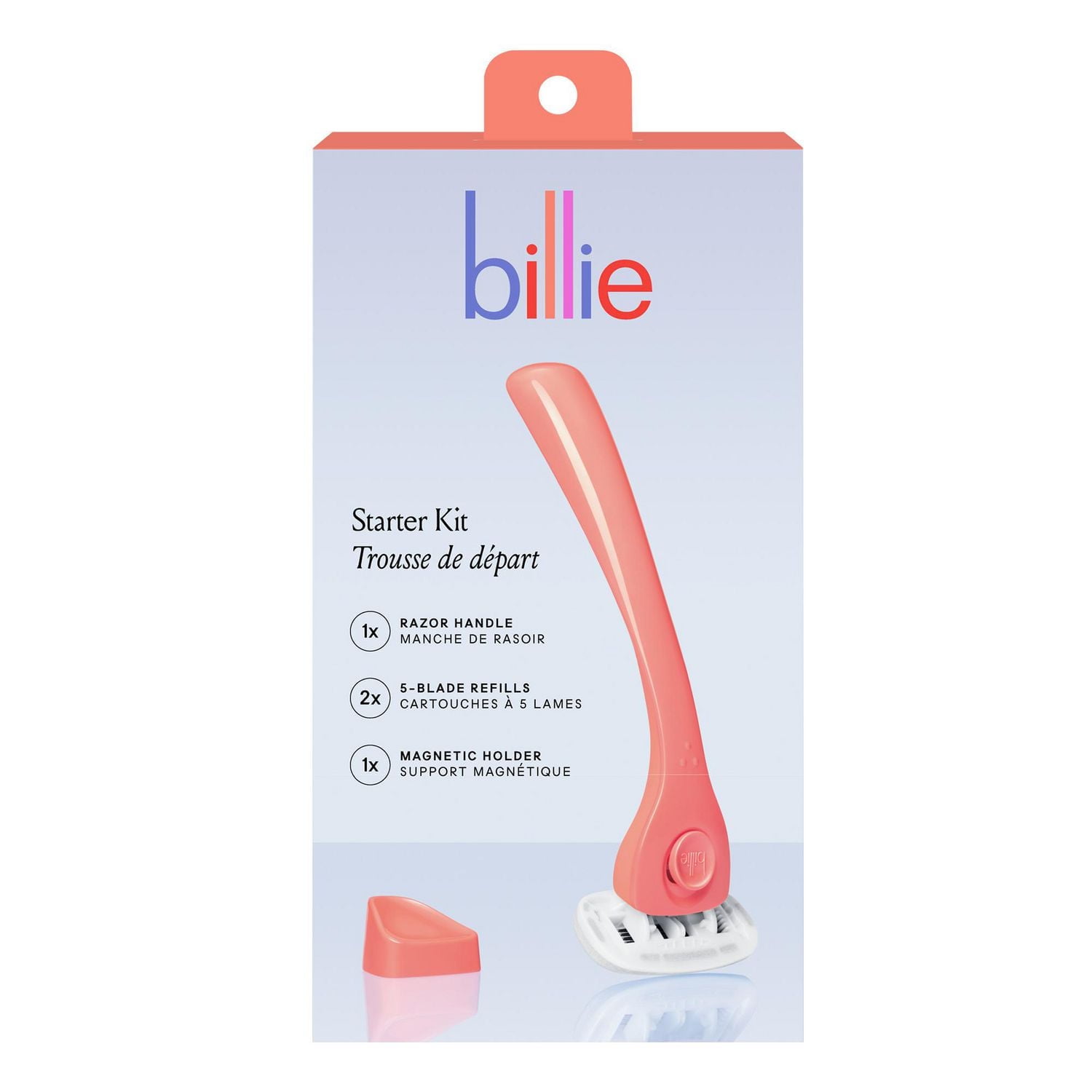 Trousse de départ de rasoir Billie pour femmes – Corail