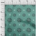 thumbnail image 1 of oneOone Cotton Poplin Fabric Floral Block Printed Craft Fabric BTY 56 Inch Wide, 1 of 4