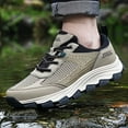 thumbnail image 3 of Mens Sneakers Leather Running Shoes Trainers Sneaker Casual Hiking Shoes, 3 of 8