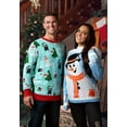 thumbnail image 4 of Adult Male Friendly Snowman Ugly Christmas Sweater, 4 of 10