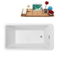 thumbnail image 4 of 60" Streamline N240BNK Soaking Freestanding Tub and Tray With Internal Drain, 4 of 8