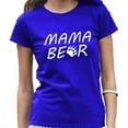 thumbnail image 2 of Mom Mother Mama Bear Printed Tshirt Mothers Day Shirt Short Sleeve T-Shirt Soft and Comfy Shirt, Lightweight Shirt Color Royal Blue Medium, 2 of 3