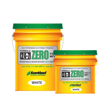 Sentinel 24-7 Zero Interior Mold & Mildew Resistant Coating (5 Gallons, White)