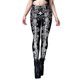 thumbnail image 1 of Gibobby Leggings gluteos deportivo Leggings yoga con estampado digital para disfraz Halloween a la moda para mujer（Plateado， L), 1 of 4