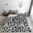 thumbnail image 5 of Pofeuu Snake Print Ultra-Soft Micro Fleece Blanket,for Bed Or Sofa,All Season Throw Blankets Flannel Blanket-50"x40", 5 of 7