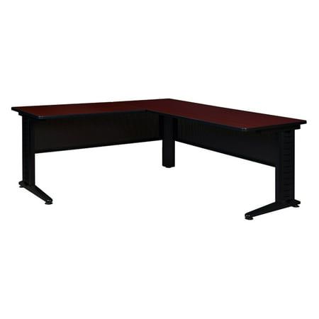 UPC: 0843532054062 | Regency 66 in. Fusion L-Desk Shell with 42 in. Return Mahogany