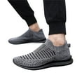 thumbnail image 3 of zuwimk Mens Sneakers,Men's Classic Slip On Canvas Sneaker Tennis Shoes Gray, 3 of 5