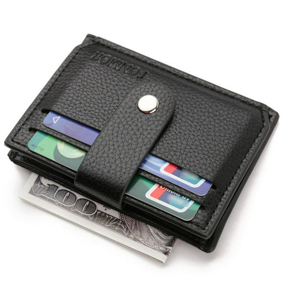 VIEGINE Fashion Leather Men Slim Mini Wallet Money Case Credit Card Holder Coin Pocket
