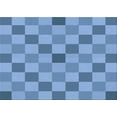 thumbnail image 1 of Ahgly Company Machine Washable Indoor Rectangle Transitional Windows Blue Area Rugs, 4' x 6', 1 of 7