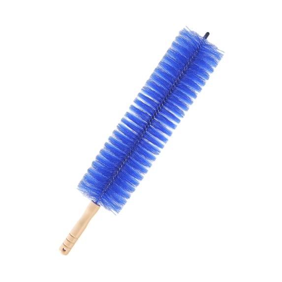 Household Cleaning Brush Long Flexible Dust Removal Brush with Wooden Handle Bendable Air Conditioner Vent Cleaning Brush Duster for Fan Window Blinds Refrigerator Gap Deep Clean