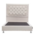 thumbnail image 2 of Box Base Cama Matrimonial + Cabecera Mary Beige Dicasa Beige, 2 of 8