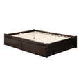 thumbnail image 6 of AFI Concord King Solid Wood Platform Bed with Footboard & 2 Storage Drawers in Espresso, 6 of 8