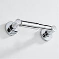 thumbnail image 2 of Stainless Steel Toilet Paper Holder Wall Mounted - Spring Loaded Flexible Bathroom Tissue Roll Stand with Rustproof Design, 2 of 5