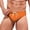 Orange, variant on Mens Swim Briefs Quick Dry Swim Trunks Drawstring Swimsuit Bottoms Sport Breathable Underpants Beach Orange M