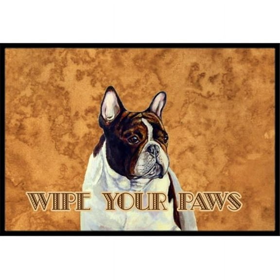 18 X 27 In. French Bulldog Wipe Your Paws Indoor Or Outdoor Mat