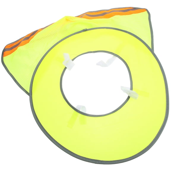 LOLIPPYY Hard Hat Sun Shade Yellow Reflective Band Outdoor Protection