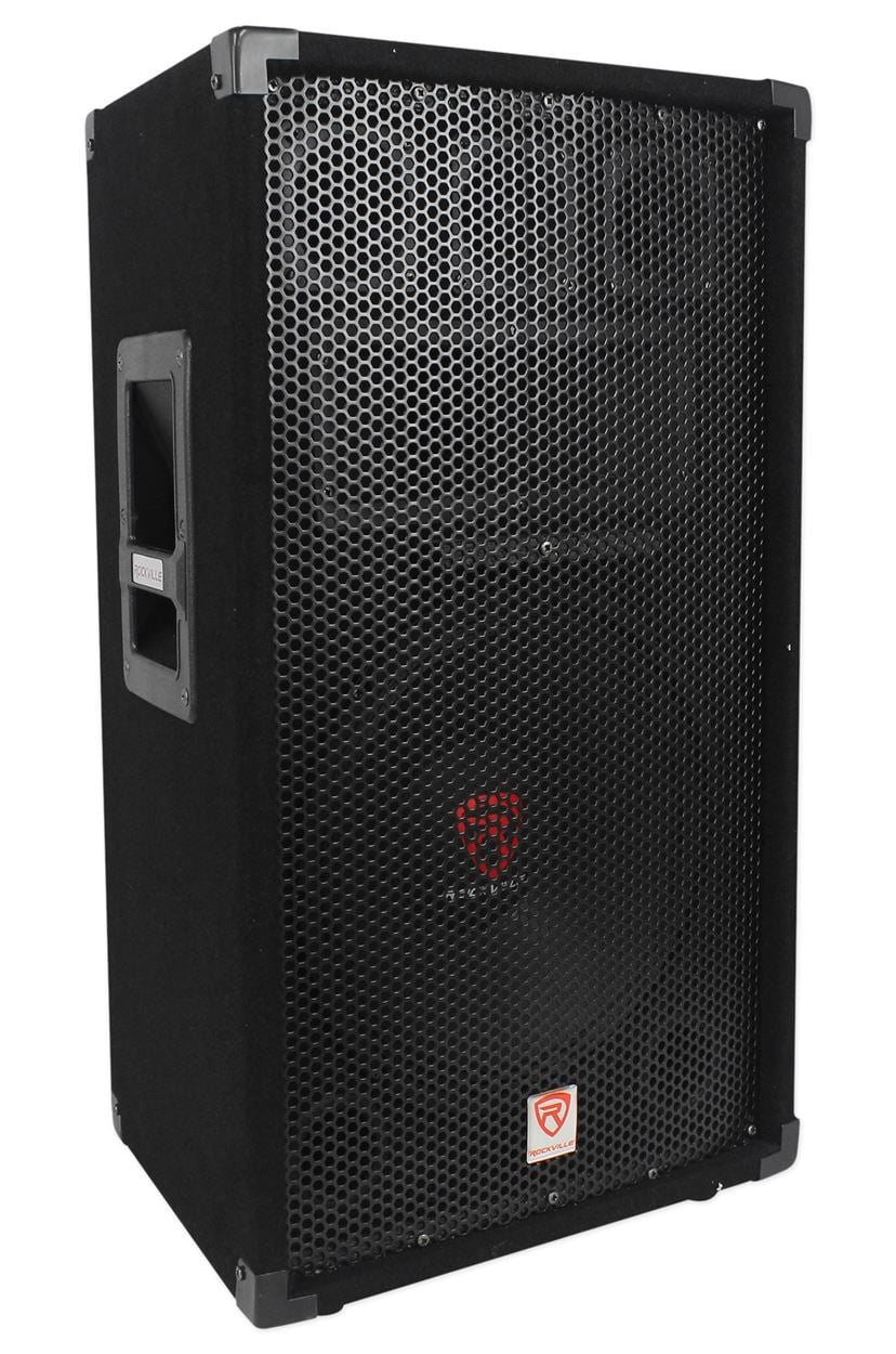 (2) Rockville RSG12 12” 3-Way 1000 Watt 8-Ohm Passive DJ/Pro Audio PA Speaker