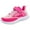 Hot Pink, variant on Gibobby Boys Girls Shoes Kids Tennis Athletic Running Footwear Lace Up Walking Breathable Lightweight Sneakers for Little/Big Kid(Red,8-9 Years)