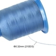 thumbnail image 5 of Uxcell 1312 Yards 210D/0.32mm Extra Strong Bonded Polyester Threads (Blue, 2 Pack), 5 of 7