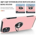 thumbnail image 4 of Kick Stand Case for iPhone 11 Heavy Duty with Magnetic Ring Case {Shock Proof-Built in Kickstand - Dual Layer Rubber- iPhone 11} Color Pink - By Entronix, 4 of 7