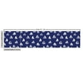 thumbnail image 3 of Ambesonne Nautical Fabric by the Yard Upholstery, Seagulls Sailboats Art, 1 Yard, Indigo White, 3 of 5