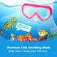 thumbnail image 2 of Kids Swim Mask 180° Snorkel Diving Mask, Anti-Fog Child Swim Goggles with Nose Cover No-Leak Swimming Goggles Anti-Shattered Lens for Youth 4-15, 2 of 5