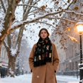 thumbnail image 5 of Byfri Cat Animal Print Fringed Shawl Scarf Black 180x85cm Soft Wrap Travel Sun Protection for Women, 5 of 7