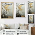thumbnail image 4 of Designart "Birch Woods Ethereal gracefulness VII" Floral Floater Framed Canvas Wall Art, 4 of 7