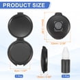 thumbnail image 2 of Uxcell Fingerprint Ink Pads, Thumbprint Ink Pad with 5ml Water-Based Ink Quick-Drying & Portable for Notary Stamp Office Supplies Identification ID Security Enforcement, Black, 2 of 6
