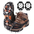 thumbnail image 2 of Crampones de pesca para hielo, calzado y botas, crampones de tracción para hielo y nieve para hombres, mujeres y niños, para caminar sobre hielo y nieve en invierno, calzado elástico antideslizante., 2 of 8