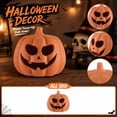 thumbnail image 4 of Halloween Decor Handmade Pumpkin Jack O' Lantern Vintage Autumn Farmhouse Table Decorations for Home Indoor Outdoor Porch Mantel, 4 of 6
