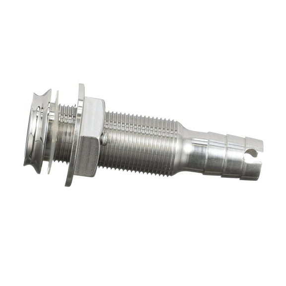 Seachoice Mega-Flow Dripless Stainless Thru Hull with 1-1/2" Max Thickness