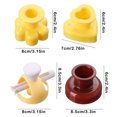 thumbnail image 3 of Toystoory Donut Donuts Molde Gadgets Herramientas de decoración de pasteles Dispensador de cocina Manualidades Prensado Die Postres Utensilios Cocina y Comedor Color café, 3 of 6