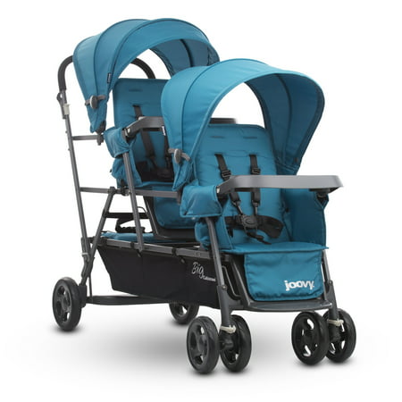 Joovy Big Caboose Graphite Sit and Stand Triple Stroller,