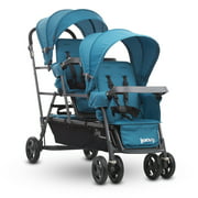 Joovy Big Caboose Graphite Sit and Stand Triple Stroller, Turquoise