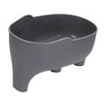 thumbnail image 3 of Colador reutilizable para fregadero de cocina con forma de elefante para cesta de verduras Gris, 3 of 9