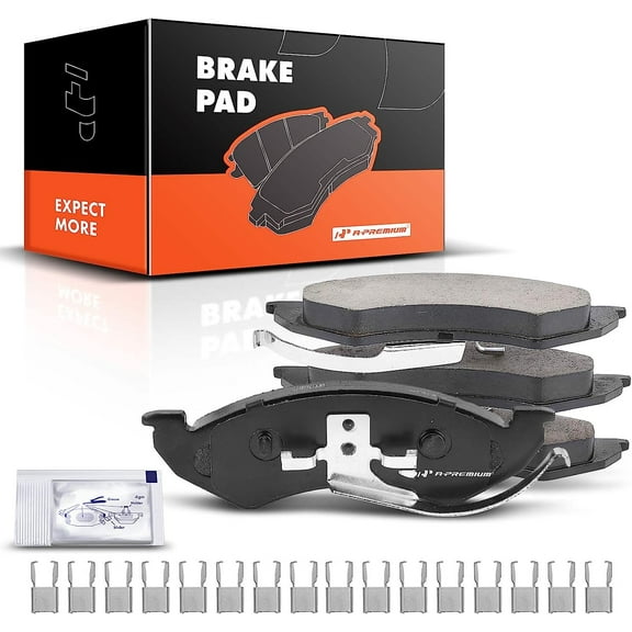A-Premium Front Ceramic Disc Brake Pads Set Compatible with Dodge Durango 1998-1999, Dakota 1999 4-PC Set